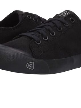 NEW KEEN Coronado III Men's 10.5 Black Canvas Lace Up Sneakers Shoes
